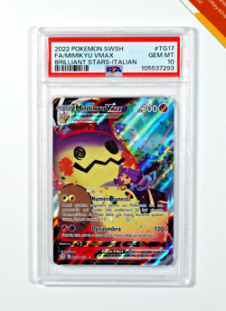 Pokemon PSA 10 Mimikyu Vmax #TG17 Astri Lucenti 2022 Italiano - Image 1