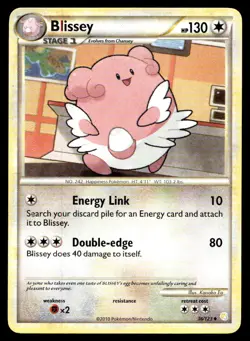 Blissey HeartGold SoulSilver Uncommon 36/123 2010 Pokemon TCG - Image 1