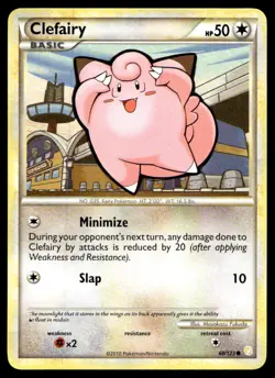 Clefairy HeartGold SoulSilver Common 60/123 2010 Pokemon TCG - Image 1