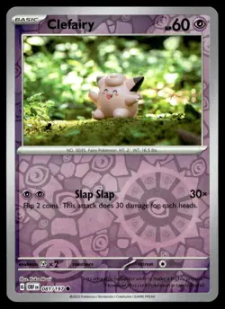 Clefairy SV03: Obsidian Flames Reverse Holo 081/197 Pokemon TCG - Image 1