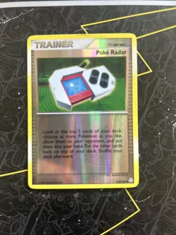 English Pokemon Reverse Holo Poke Radar - 133/146 - Uncommon - Reverse - Image 1