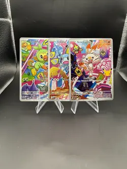 Pokemon First Partner Illustration Collection Series 2 Galar Set Wobble Grookey - Image 1
