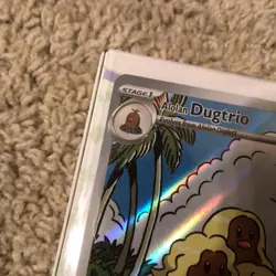 Pokemon TCG: Surging Sparks Alolan Dugtrio Illustration Rare Nm Or Better! - Image 2