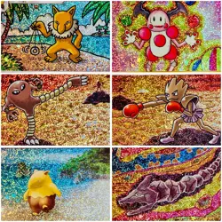 Six Pack Holo Rares Pokemon Classic CLK CLF Hitmonchan hypno Hitmonlee Mr Mime - Image 1