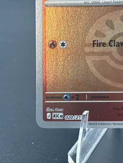 Pokemon Ascended Heroes Charmander 20/217 Cosmo Holo NM - Image 2
