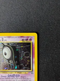 Unown A - 14/75 - Neo Discovery Unlimited Holo Rare - LP - Image 3