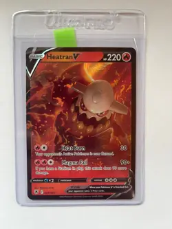 Heatran V #25/189 Astral Radiance Pokemon V Rare Holo Card - Image 1
