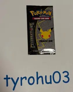 Celebrations Booster Pack Pokemon 25th Anniversary Factory Sealed - Image 1