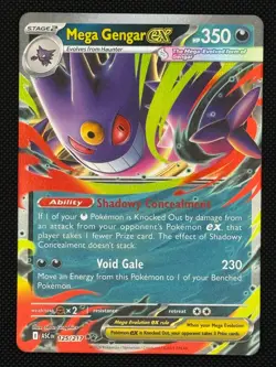 Mega Gengar ex 125/217 Double Rare Ascended Heroes Holo Near Mint - Image 1