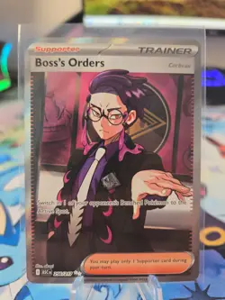 Boss's Orders [Corbeau] 256/217 Ultra Rare Ascended Heroes Pokemon Holo - Image 1