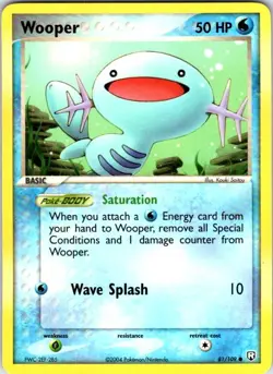 Pokemon | Team Rocket Returns | Wooper | 81/109 | Normal | NM - Image 1