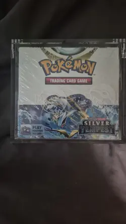Pokemon TCG Silver Tempest Booster Box 36 Packs Sealed CASE FRESH + Acrylic Case - Image 1