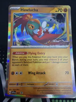 Hawlucha SVP 007 STAFF - Pokemon TCG Black Star Promo NM - Image 1