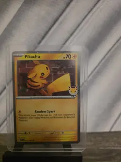 Pikachu 051/162 Pokemon Day Stamped Swirl - Image 1