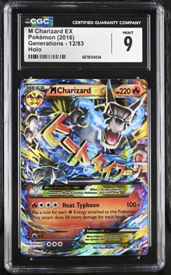 2016 M Charizard EX Generations 12/83 Holo CGC 9 - Image 2
