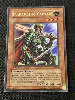 Marauding Captain LOD 1st Edition Super Rare | Vintage Yu-Gi-Oh | NA LP - Image 1