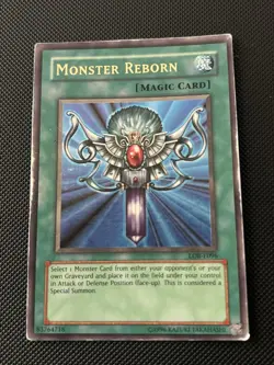 Monster Reborn LOB Unlimited Super Rare | Vintage Yu-Gi-Oh | EU MP - Image 1