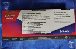 Costco 3-Pack Pokemon Scarlet & Violet ETB Pokeball Tin Miraidon Promo Sealed - Image 2