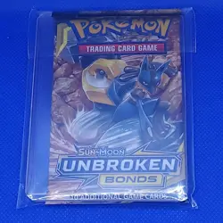 2019 Pokemon Sun & Moon Unbroken Bonds Booster Pack. Factory Sealed - Image 1
