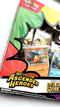 Sealed Ascended Heroes First Partners Deluxe Pin Collection Box Pokemon TCG! - Image 2