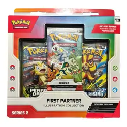 Pokemon First Partner Illustration Collection Series 2 Sealed Box w/ 2 Boosters - Image 1