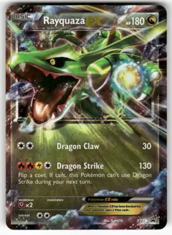 Rayquaza EX (XY73) XY73 Holo Promo XY Promo Pokemon Moderately Played - Image 1