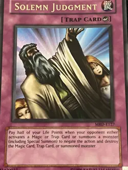 Solemn Judgment MRD Unlimited Ultra Rare | Vintage Yu-Gi-Oh | EU LP - Image 5