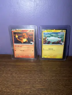 Pokemon Prize Pack Series 9 Charmander Cosmos Holo Stamped - Image 1