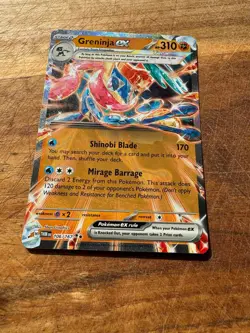 Greninja eX 106/167 S&V Twilight Masquerade Holo Rare - Pokemon TCG NM - Image 3