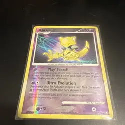 Pokemon TCG Abra 69/123 Mysterious Treasures Reverse Holo ENG 50HP Basic - Image 3