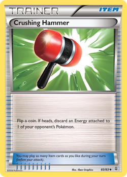 CRUSHING HAMMER 60/83 UC GENERATIONS POKEMON LP - Image 1