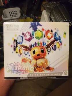 Pokemon TCG Scarlet and Violet Prismatic Evolutions Elite Trainer Box (SEALED) - Image 1