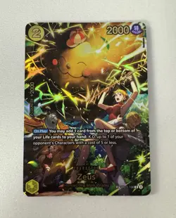 Bandai One Piece Card Game Zeus OP11-106 Special Foil Character 2000 Power ENG - Image 1