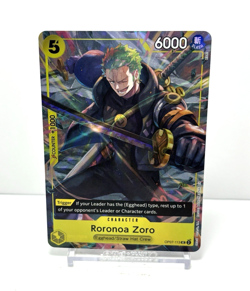 Roronoa Zoro OP07-113 SR Illustration Box Vol 3 Holo Foil One Piece TCG NM - Image 1