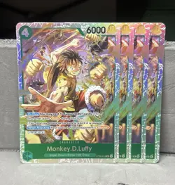 One Piece Card Game Monkey.D.Luffy ST30-012 Super Rare English Edition - Image 1