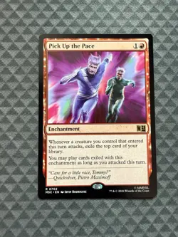 MTG Pick Up the Pace #0702 Rare Commander: Marvel Super Heroes (MSC) - Image 1