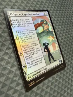 MTG Origin of Captain America #0605 Foil U Commander: Marvel Super Heroes (MSC) - Image 3