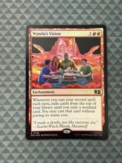 MTG Wanda’s Vision #0708 Foil Rare Commander: Marvel Super Heroes (MSC) - Image 1