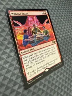 MTG Wanda’s Vision #0708 Foil Rare Commander: Marvel Super Heroes (MSC) - Image 3