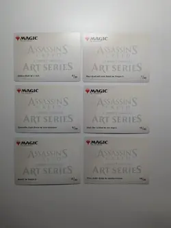 Art Series bundle x6 MTG Magic the Gathering Assassins Creed ACR - Image 2