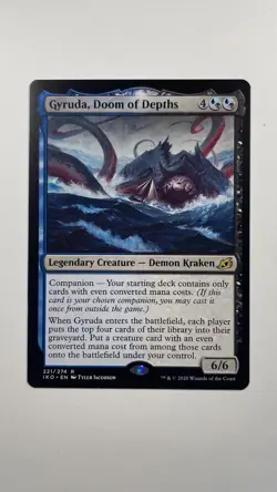 MTG Ikoria Lair of Behemoths Gyruda, Doom of Depths 221/274 Magic the Gathering - Image 1