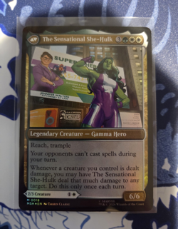MTG Marvel's Spider-Man Foil Jennifer Walters/She-Hulk M0018 - Image 1