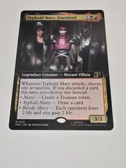 Typhoid Mary, Fractured (Extended Art) Commander: Marvel Super Heroes Regular - Image 1