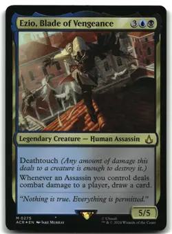 Ezio, Blade of Vengeance 275 Assassin's Creed Magic: The Gathering Foil NM - Image 1