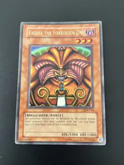 Yu‑Gi‑Oh! Exodia the Forbidden One (Head) LOB‑124 2002 English NM/LP Ultra Rare - Image 1