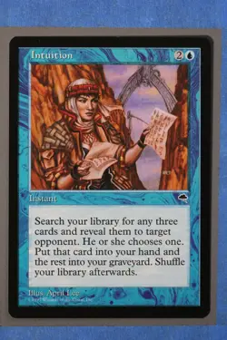 Intuition - Tempest - Magic: The Gathering - Image 1