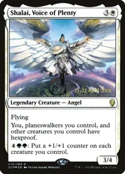 Shalai, Voice of Plenty -Foil Light Play MTG Promos: Prerelease Cards - Image 1