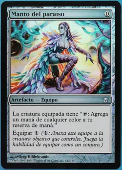 Paradise Mantle FOIL Fifth Dawn (SPANISH) VHP/DAMAGED (518818) ABUGames - Image 1