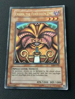 Exodia Head LOB Unlimited Ultra Rare | Vintage Yu-Gi-Oh | EU HP - Image 1