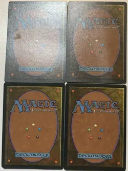 DAMAGED PLAYSET ** MYSTIC REMORA X 4 ** COMMON ** MAGIC THE GATHERING ICE AGE - Image 2